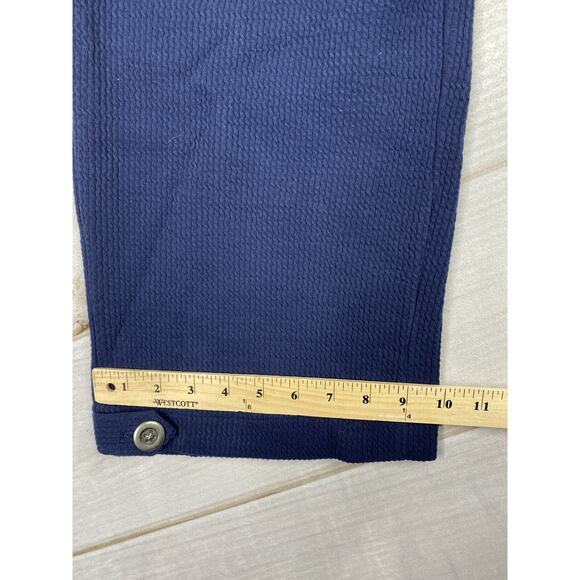 Coldwater Creek Pants Womens S Petite PS Blue Textured Heavy Pull On Crop NWT - Picture 11 of 11
